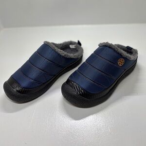 Gaatpot winter slippers Navy Blue with Faux Fur Lining women’s size 5.5 EU 36